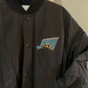 Vintage retro Jacksonville jaguars snap button jacket